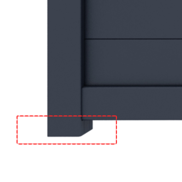 remove gate protrusions (outside edges)