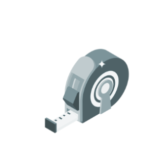 measuring tape tool illustration